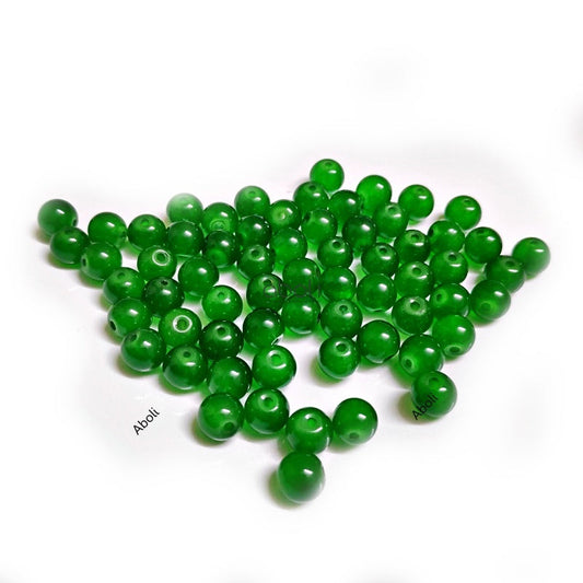 8 mm plain glass beads rakhi beads jewellery beads GB8P7 100 BEADS