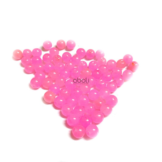 8 mm plain glass beads rakhi beads jewellery beads GB8P8 100 BEADS