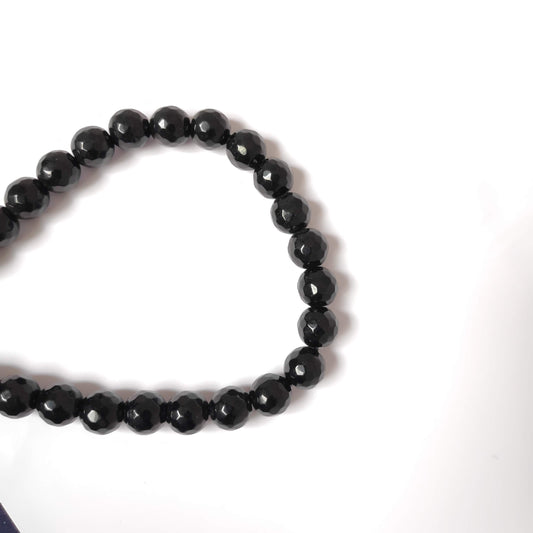 8 mm black agate beads agates semiprecious gemstones 8MMABS2