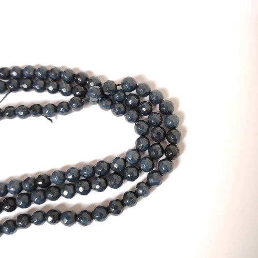 6 mm grey agate beads agates semiprecious gemstones 6MMAB3