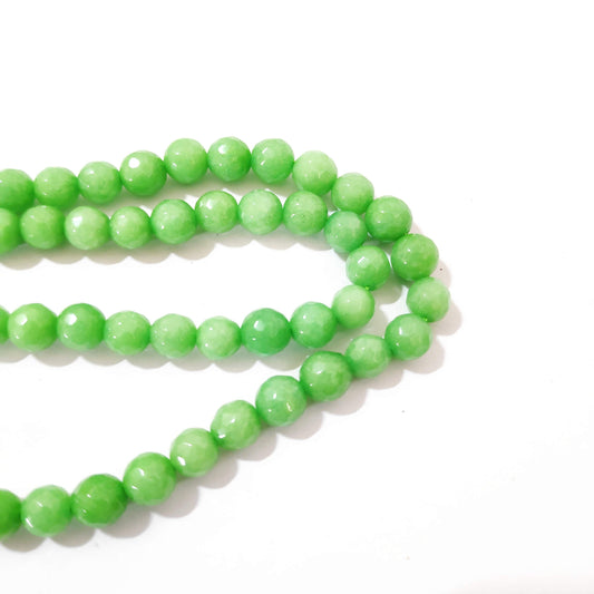 6 mm green agate beads agates semiprecious gemstones 6MMAB10