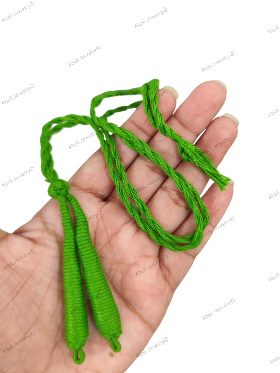 Dark green Cotton dori premium quality necklace cord cotton back rope for necklace CDRD09