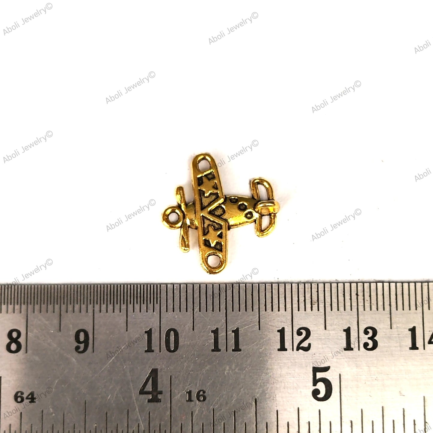 Golden aircraft Charms airplane plane travel fly pilot air hostess CHMG143 2 charms