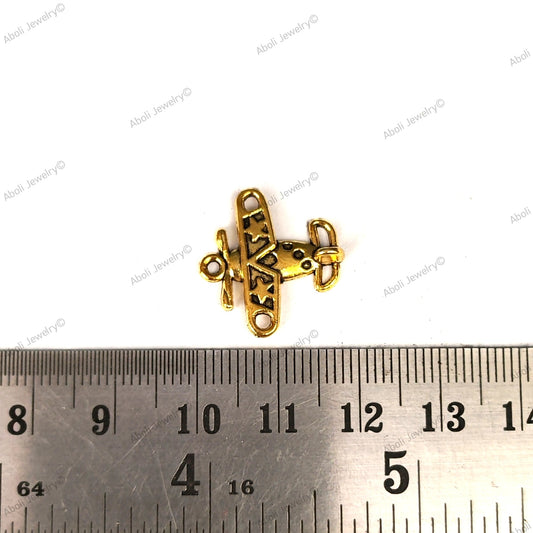 Golden aircraft Charms airplane plane travel fly pilot air hostess CHMG143