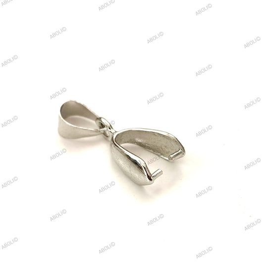 Silver pinch bail pendant bail SPMB3