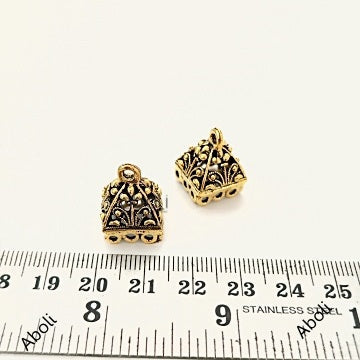 Traditional golden Jhumka Earring Components golden jhumka base MJBG74