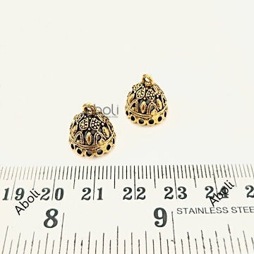 Traditional golden Jhumka Earring Components golden jhumka base MJBG79