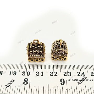 Traditional golden Jhumka Earring Components golden jhumka base MJBG80