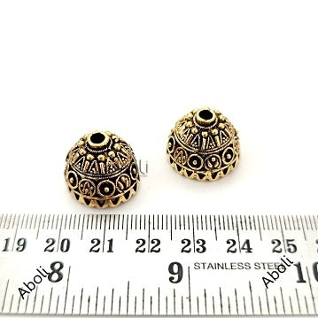 Traditional golden Jhumka Earring Components golden jhumka base MJBG83