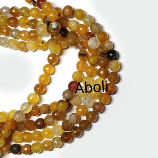 8 mm multicolour agate beads agates semiprecious gemstones 8MMAB2