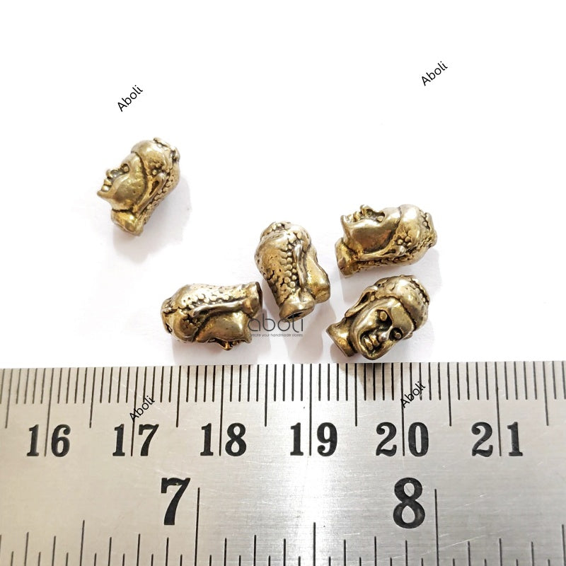 Antique bronze Buddha spacer beads DSB27 Designer 10 gm