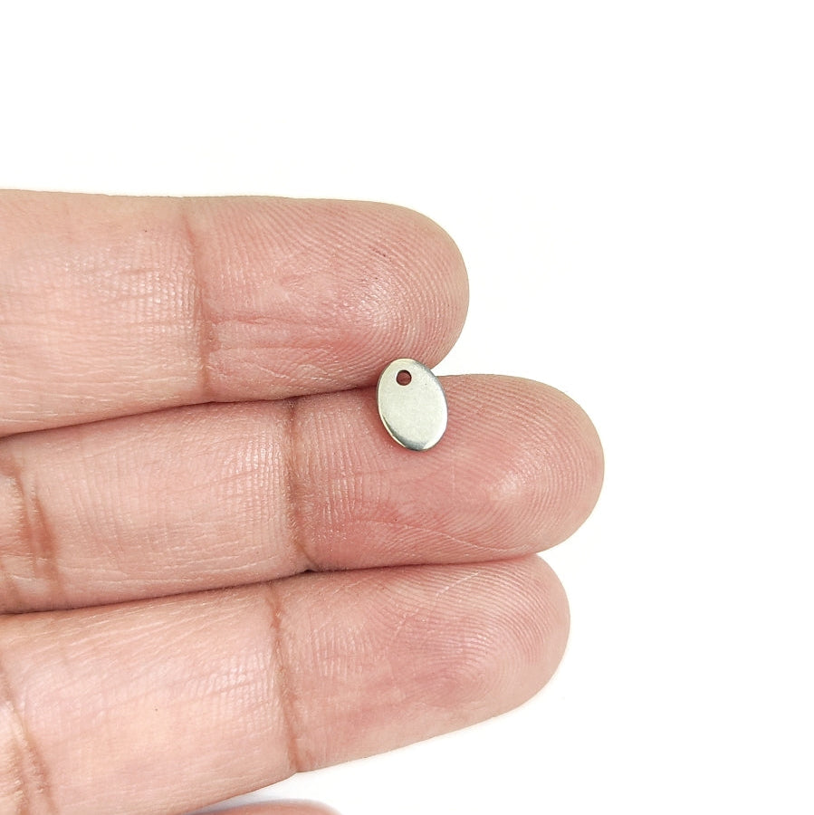 STEEL ANTI TARNISH jewellery making tag