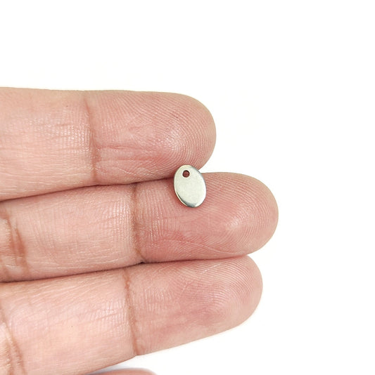 STEEL ANTI TARNISH jewellery making tag