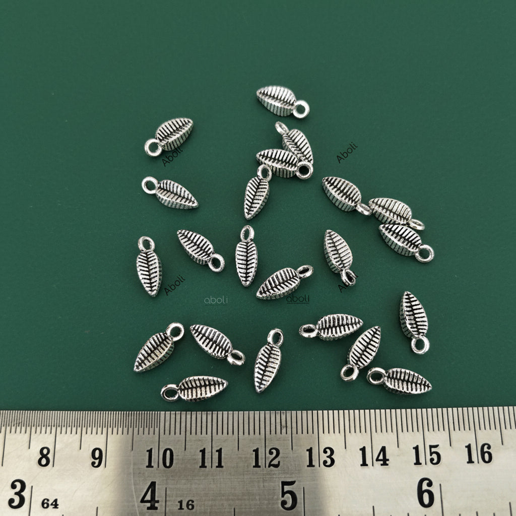 Silver leaves drop dangles Charm CHMS97 10 gm
