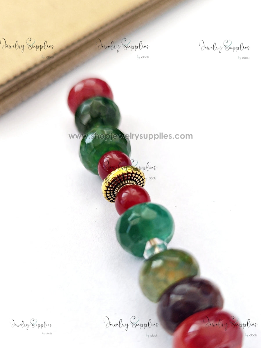 Golden Spacer Beads for Bracelets & Necklaces Pandora spacers for jewellery making GSSB306 10 gm