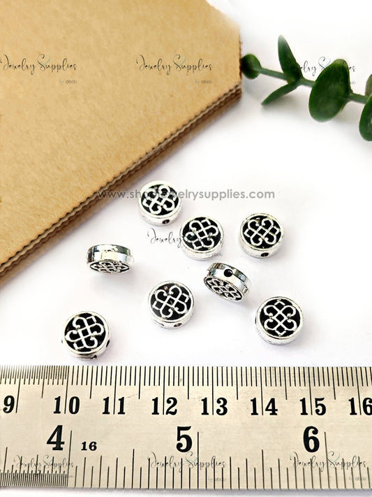 Metal Spacer Beads for Bracelets & Necklaces Pandora spacers for jewellery making GSSB202 10 gm