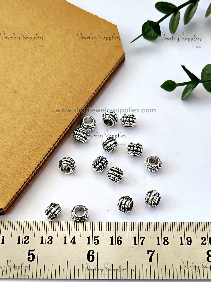 Metal Spacer Beads for Bracelets & Necklaces Pandora spacers for jewellery making GSSB214 10 gm