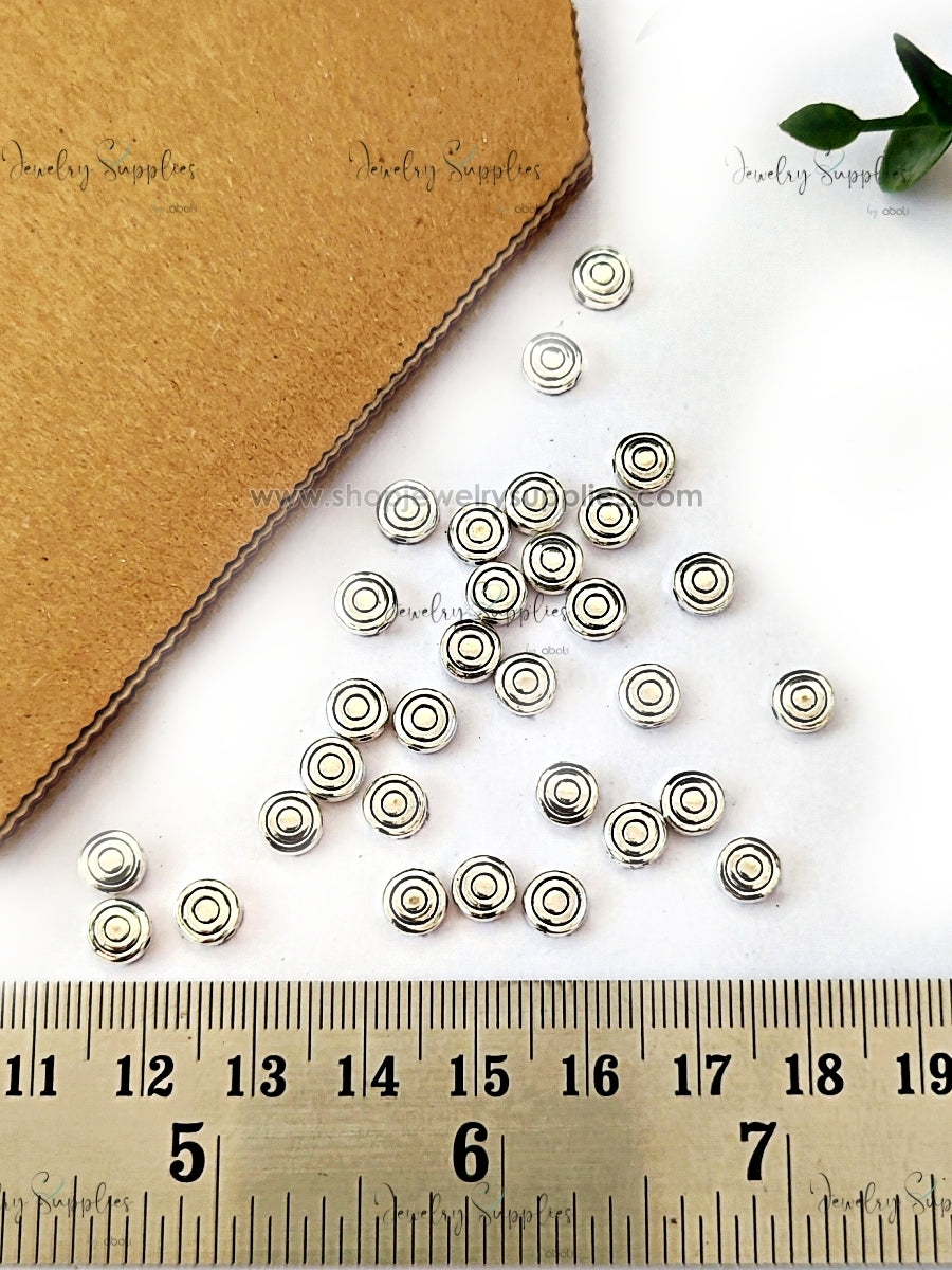 Metal Spacer Beads for Bracelets & Necklaces Pandora spacers for jewellery making GSSB218 10 gm