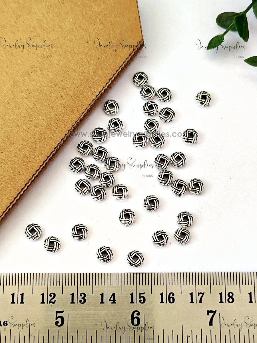 Metal Spacer Beads for Bracelets & Necklaces Pandora spacers for jewellery making GSSB211 10 gm