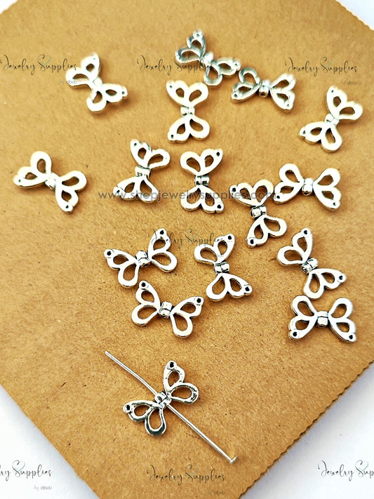 Butterfly Spacer Beads pacers for jewellery making GSSB204 10 gm