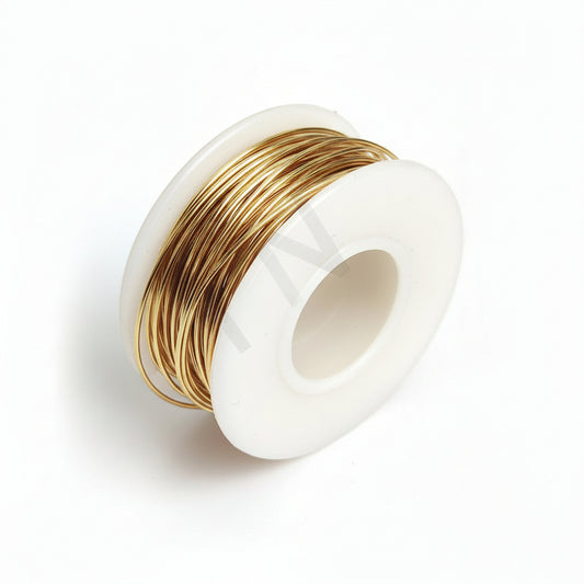 anti tarnish gold plated steel wire 0.7 mm