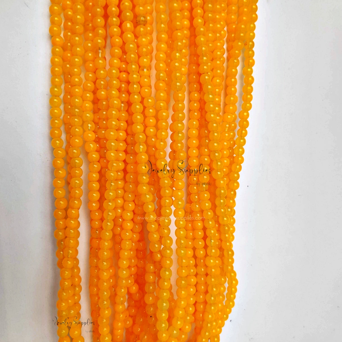 4 mm glass beads for beaded jewellery making round beads GB4P03 200+ beads