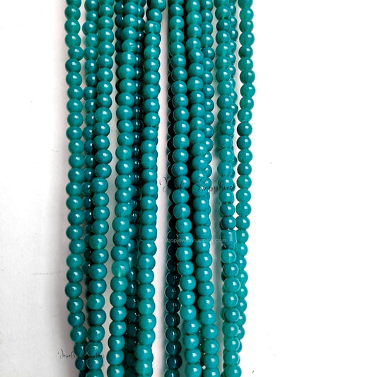 4 mm glass beads for beaded jewellery making round beads GB4P11 200+ beads