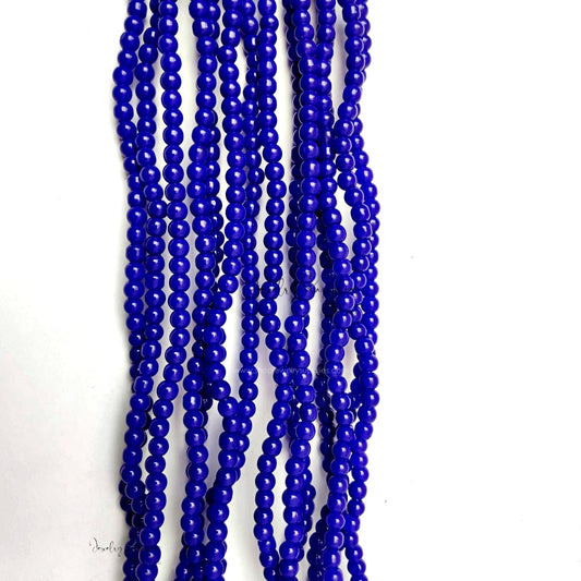 4 mm glass beads for beaded jewellery making round beads GB4P14 200+ beads