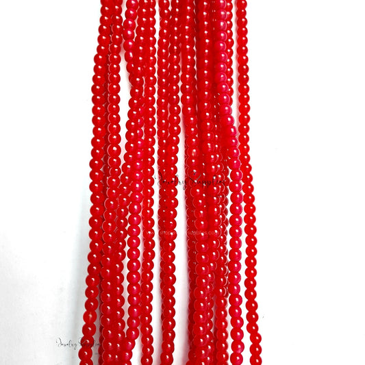 4 mm glass beads for beaded jewellery making round beads GB4P19 200+ beads