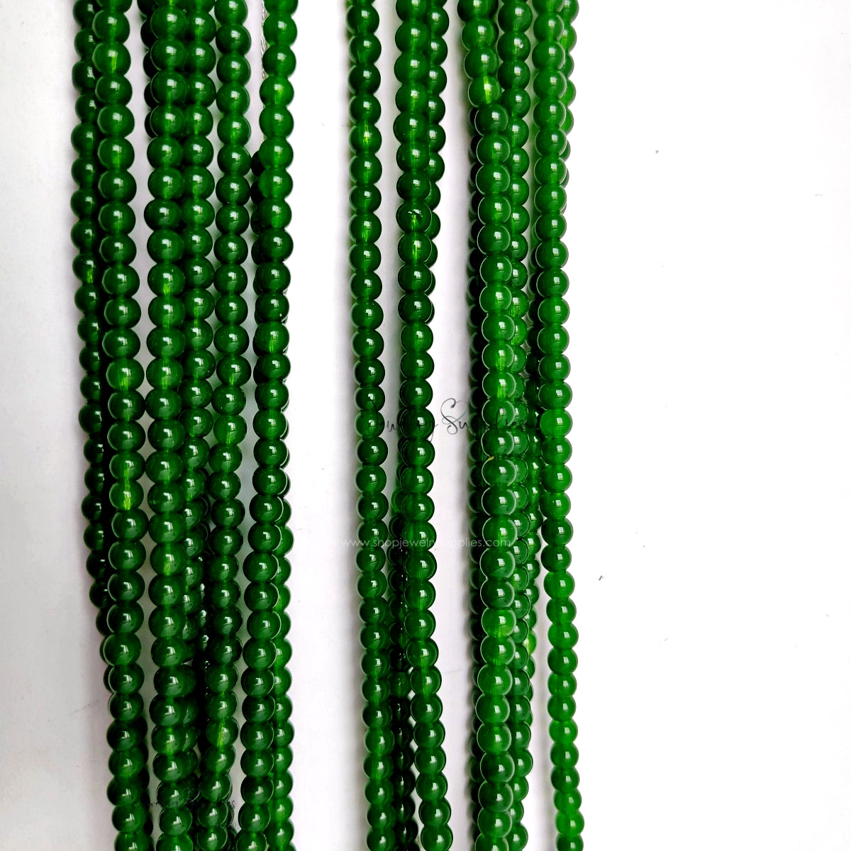 4 mm glass beads for beaded jewellery making round beads GB4P21 200+ beads