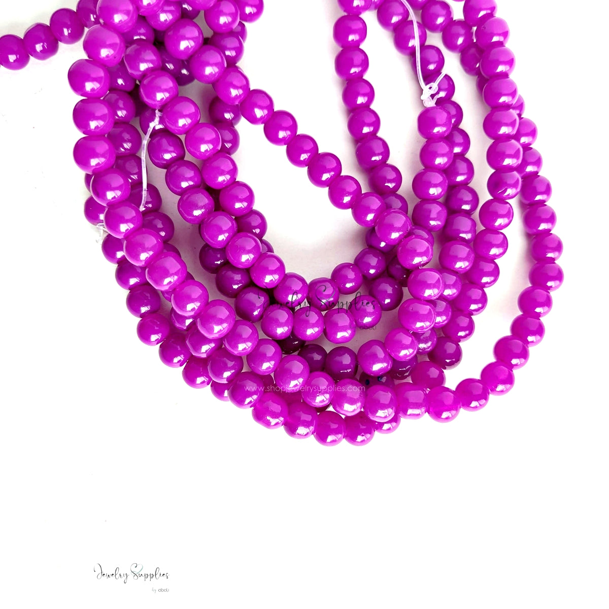 6 mm glass beads for beaded jewellery making round beads GB6P09 135+ beads