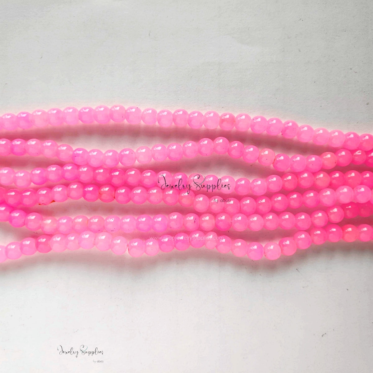 6 mm glass beads for beaded jewellery making round beads GB6P18 135+ beads