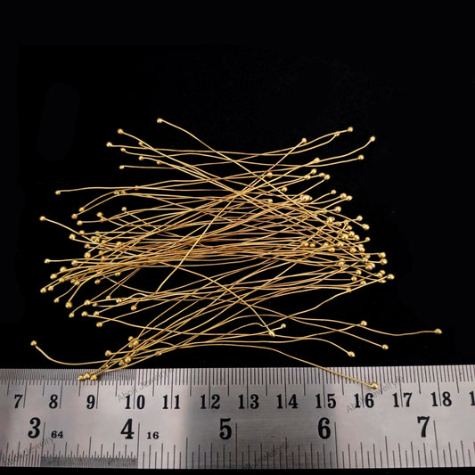 Golden ball pins tarnish resistant brass ballpins pins mongra wire fused wire BP26GB
