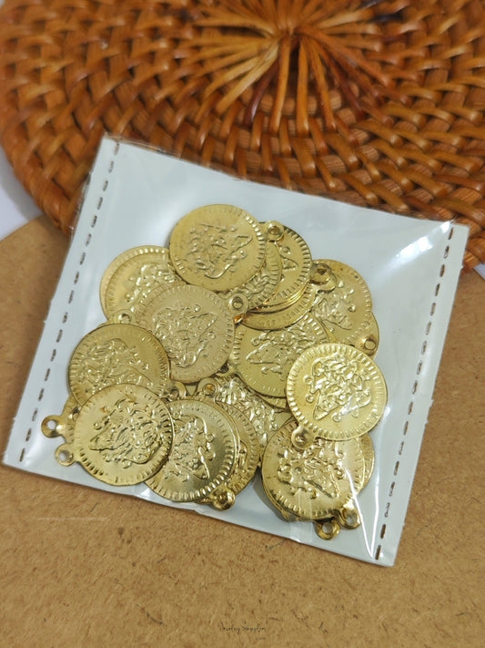 Golden Laxmi coin charms ginni kasu jewellery making GDB23 10 gm