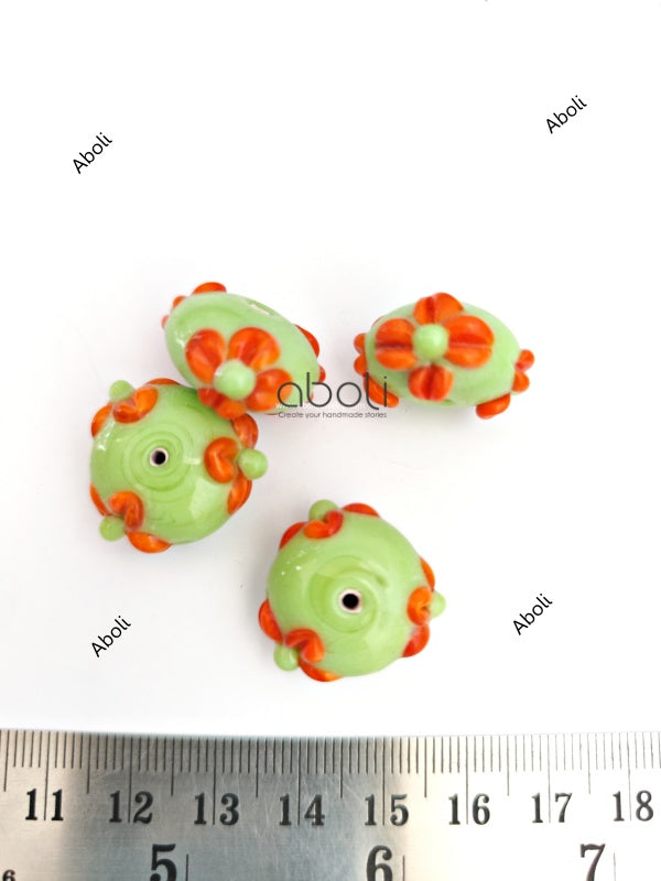 Lampwork beads lamp work glass beads handmade jewellery beads LMPWB17