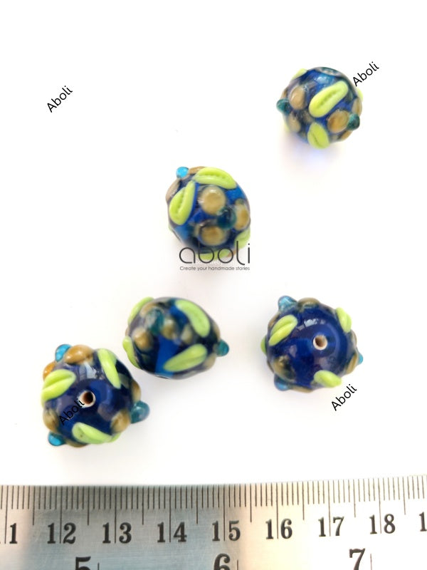 Lampwork beads lamp work glass beads handmade jewellery beads LMPWB26