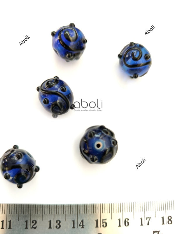 Lampwork beads lamp work glass beads handmade jewellery beads LMPWB29