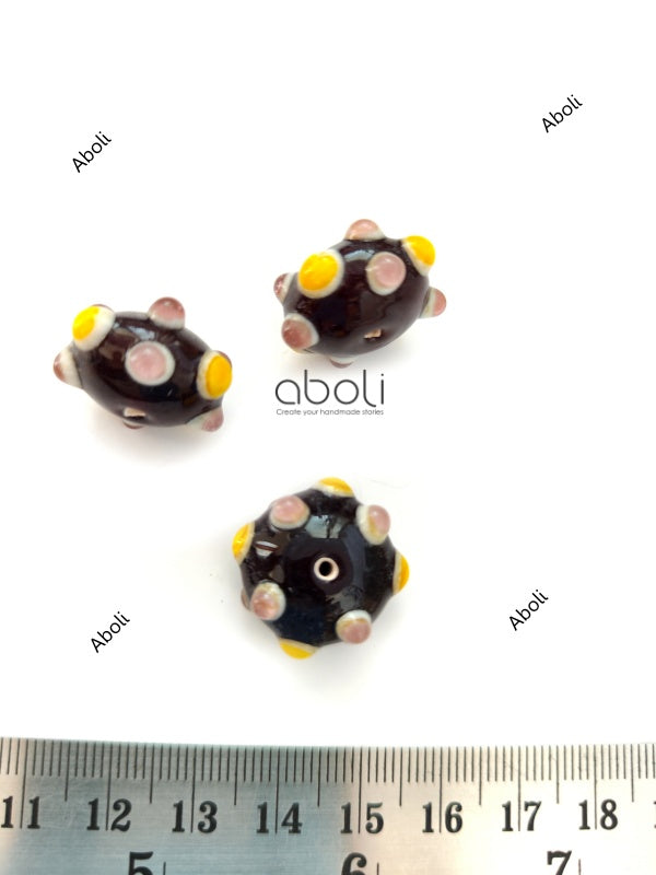 Lampwork beads lamp work glass beads handmade jewellery beads LMPWB32