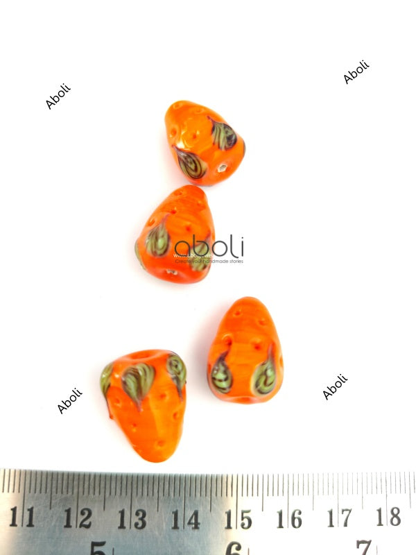 Lampwork beads lamp work glass beads handmade jewellery beads LMPWB46