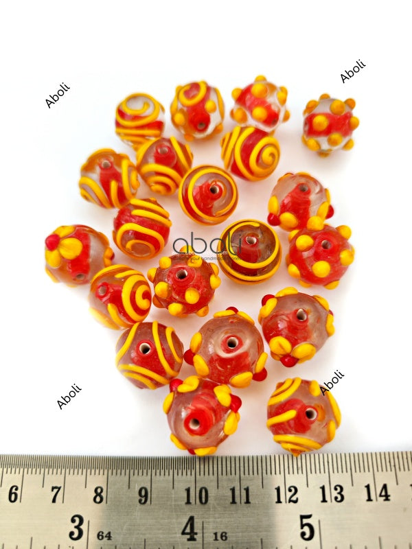 Lampwork beads lamp work glass beads bracelet set jewellery beads LMPWB48