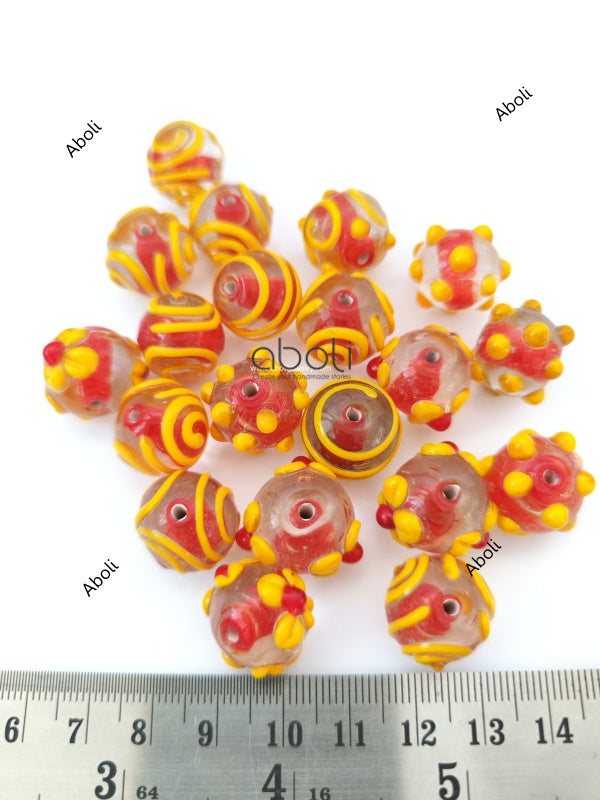 Lampwork beads lamp work glass beads bracelet set jewellery beads LMPWB49