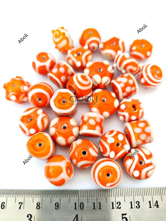 Lampwork beads lamp work glass beads bracelet set jewellery beads LMPWB51