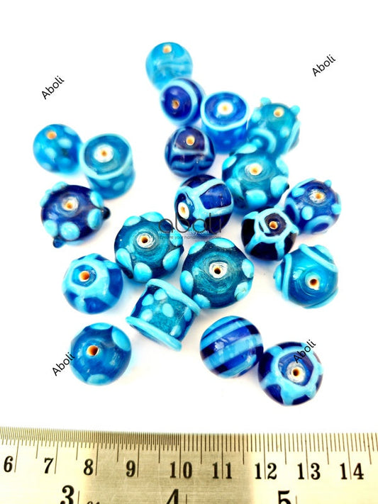 Lampwork beads lamp work glass beads bracelet set beads LMPWB63