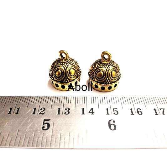 Golden Jhumka Earring Components  golden jhumka base MJBG22