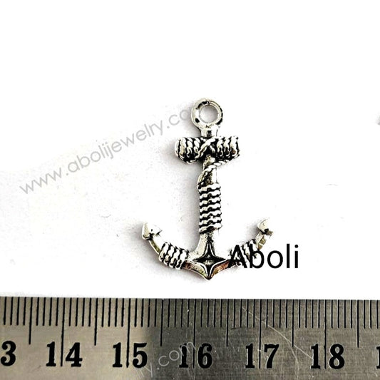 Silver Charm anchor ocean sea ship nautical theme CHMS26