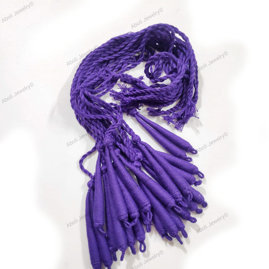 Violet Cotton dori premium quality necklace cord cotton back rope for necklace CDRD08