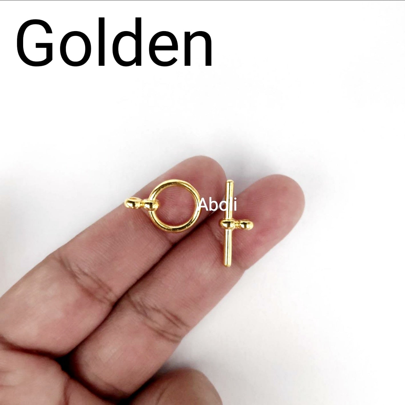 Plain golden toggle clasp PTC01 Plain togle clasps